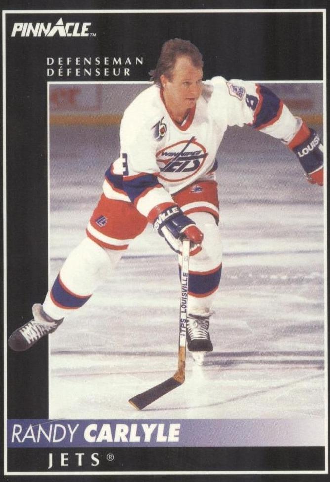 Randy Carlyle #87 Hockey Cards 1992 Pinnacle Canadian