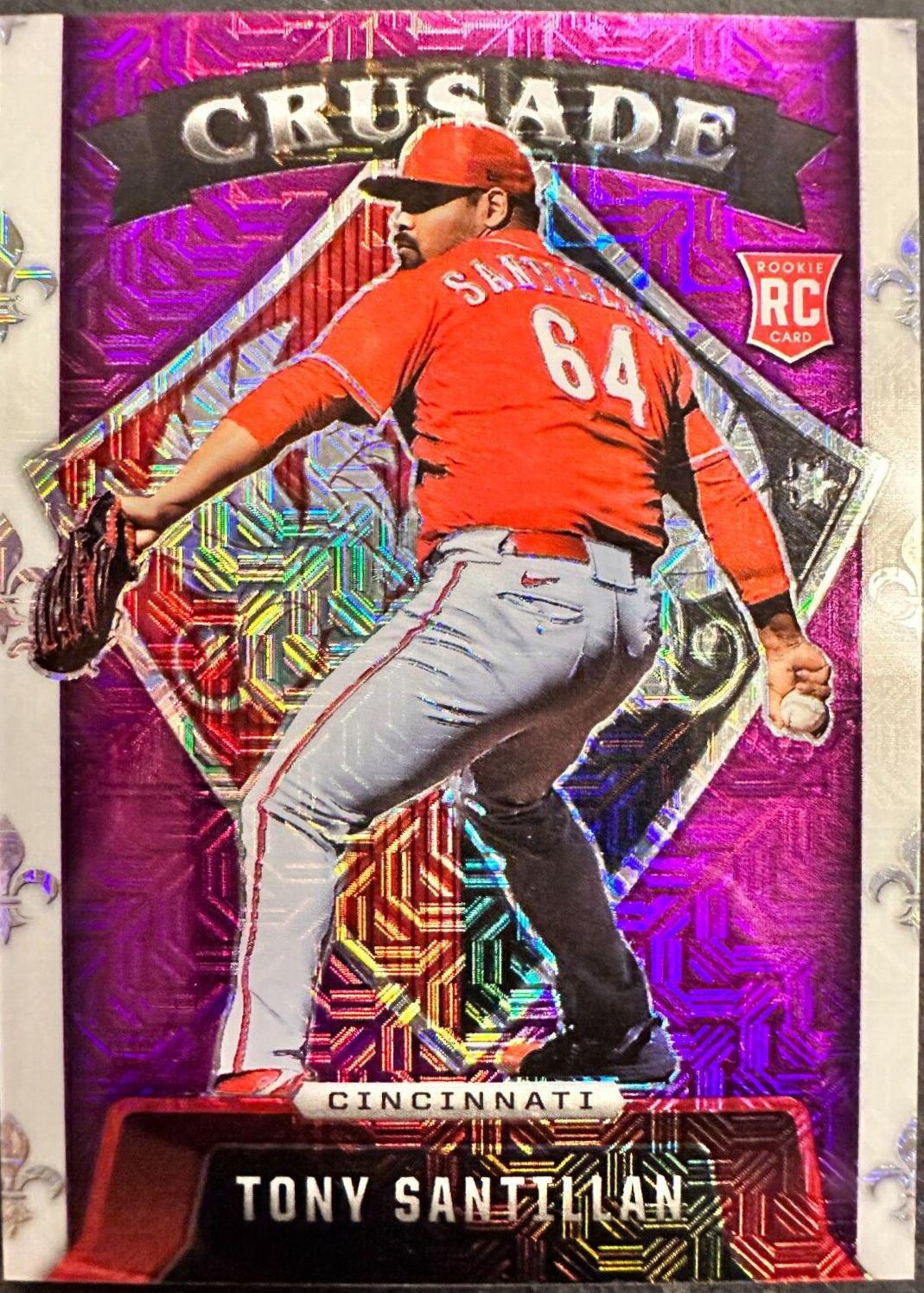 Tony Santillan #10 Baseball Cards 2022 Panini Chronicles Crusade