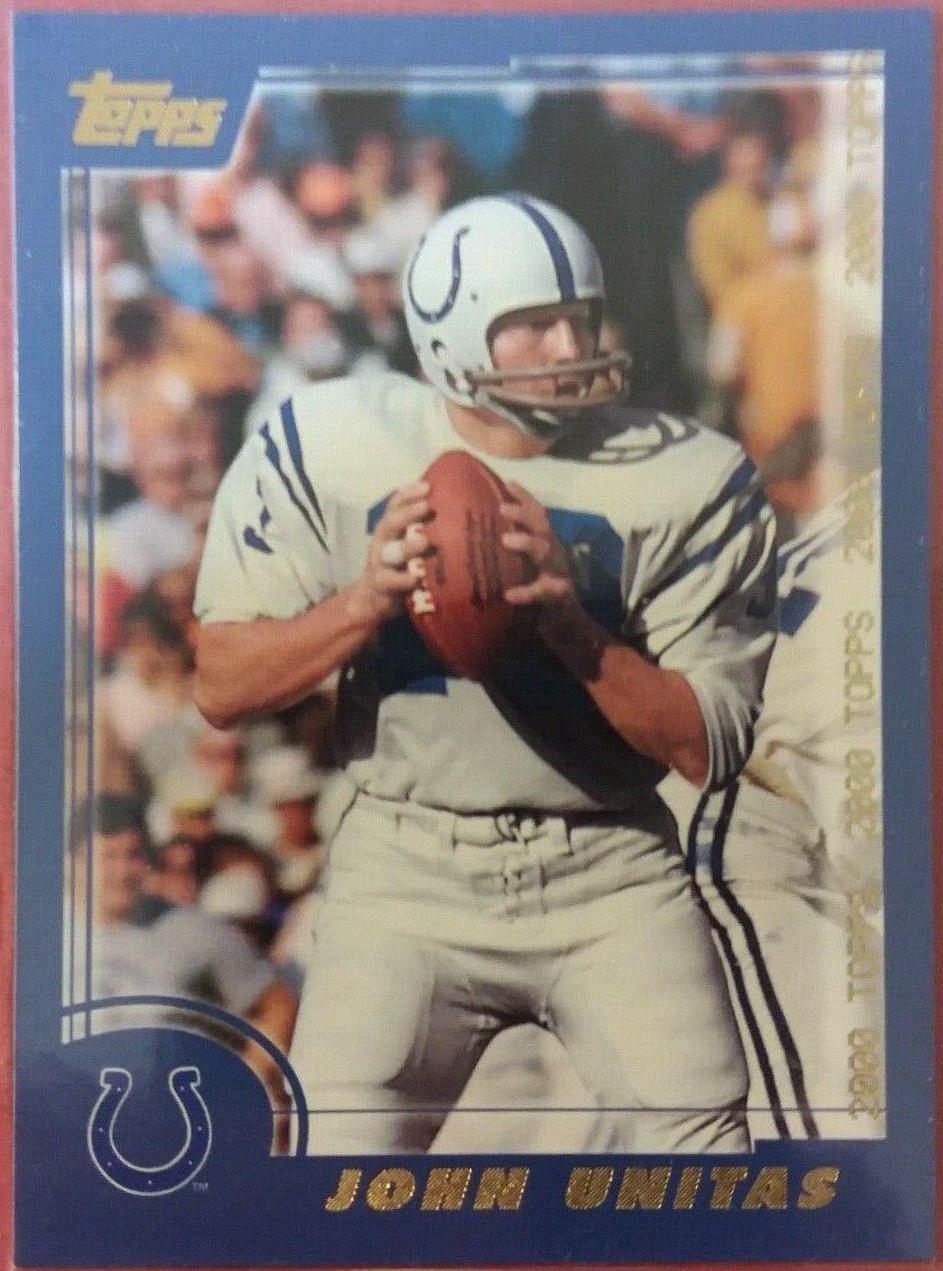 John Unitas #19 Football Cards 2000 Topps