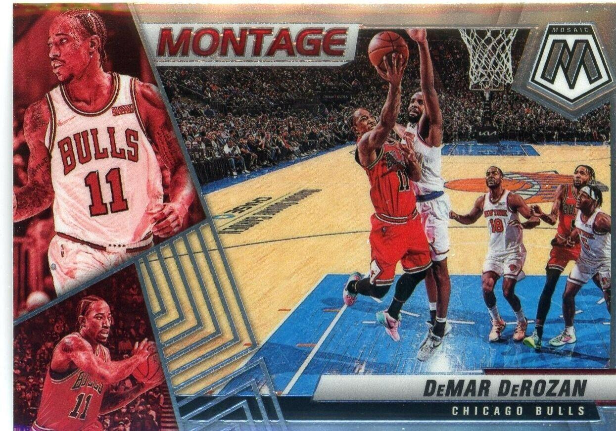 DeMar DeRozan #8 Basketball Cards 2021 Panini Mosaic Montage