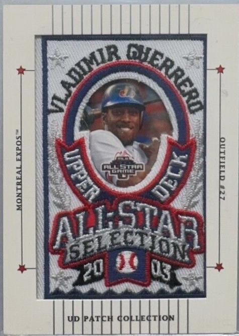 Vladimir Guerrero #126 Baseball Cards 2003 Upper Deck Patch Collection