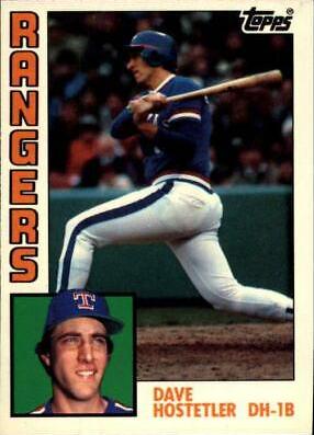 Dave Hostetler #62 Baseball Cards 1984 Topps Tiffany