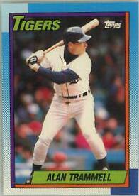 Alan Trammell #440 Baseball Cards 1990 Topps Tiffany