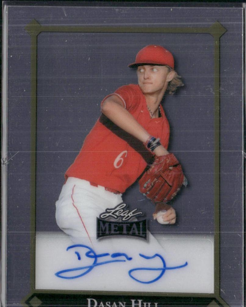 Dasan Hill #LGR-DH1 2025 Leaf Metal 1992 Rookies Autograph Baseball