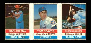 Brooks Robinson, Carlos May, Tom Seaver