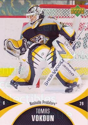 Tomas Vokoun #59 Hockey Cards 2006 Upper Deck Mini Jersey Collection