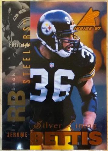 Jerome Bettis #99 1997 Pinnacle Inside Football
