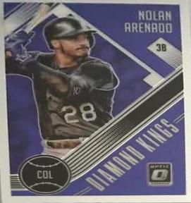Nolan Arenado #8 Baseball Cards 2018 Panini Diamond Kings