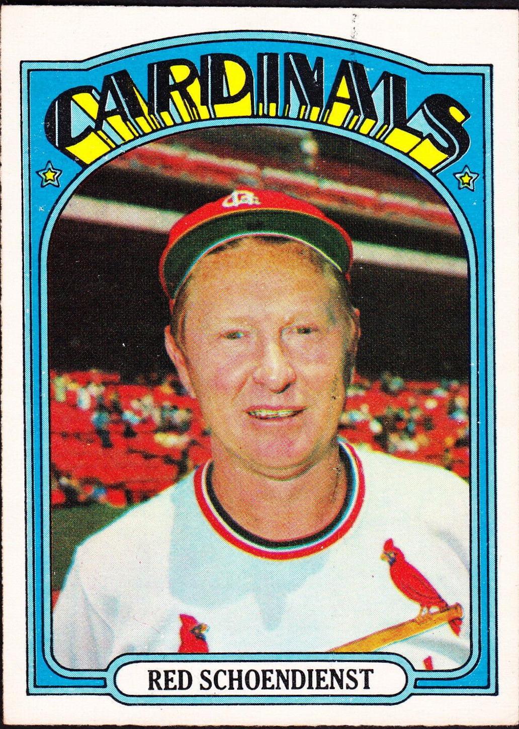 Red Schoendienst #67 1972 O-Pee-Chee Baseball