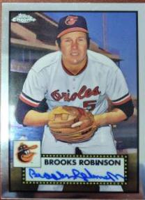 Brooks Robinson #PA-BR Baseball Cards 2021 Topps Chrome Platinum Anniversary Autographs