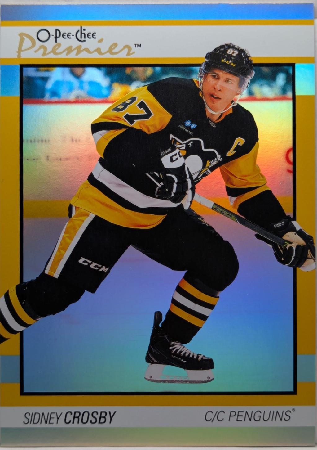 Sidney Crosby #PW-SC 2025 O Pee Chee Premier Jumbo Hockey
