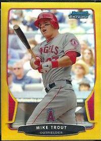 Mike Trout [Gold Refractor] #50