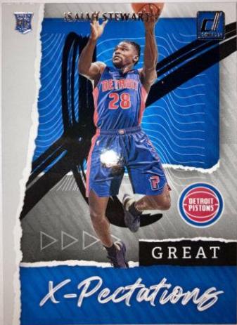 Isaiah Stewart #16 Basketball Cards 2020 Donruss Great X-Pectations