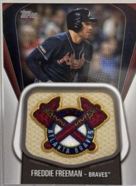 Freddie Freeman #JJSP-FF Baseball Cards 2020 Topps Jumbo Jersey Sleeve Patches