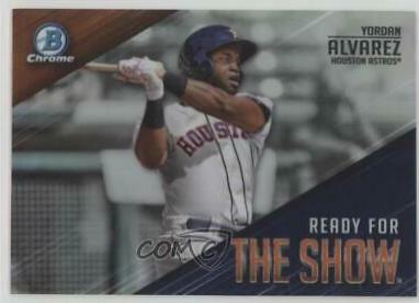Yordan Alvarez #RFTS-17 Baseball Cards 2019 Bowman Chrome Ready for the Show