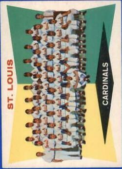 1960 Cardinals Team #242