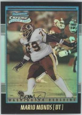 Mario Monds #128 Football Cards 2001 Bowman Chrome