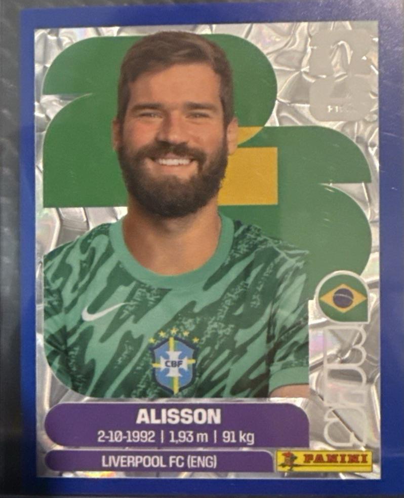 Alisson [Blue Crumple] #BRA2