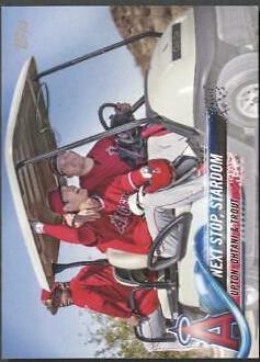 Justin Upton, Mike Trout, Shohei Ohtani #US158 Baseball Cards 2018 Topps Mini
