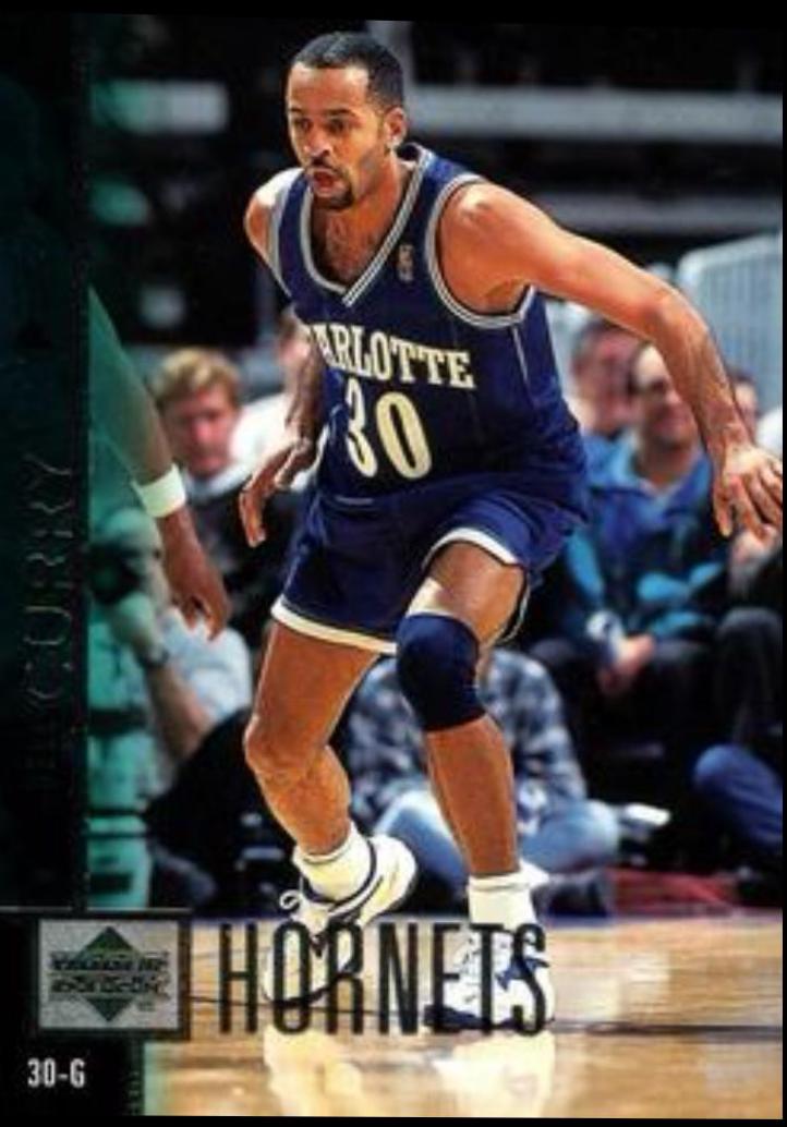 Dell Curry #10 Basketball Cards 1997 Upper Deck