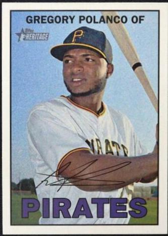 Gregory Polanco #10 Baseball Cards 2016 Topps Heritage