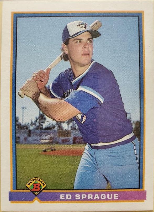 Ed Sprague #26 Baseball Cards 1991 Bowman
