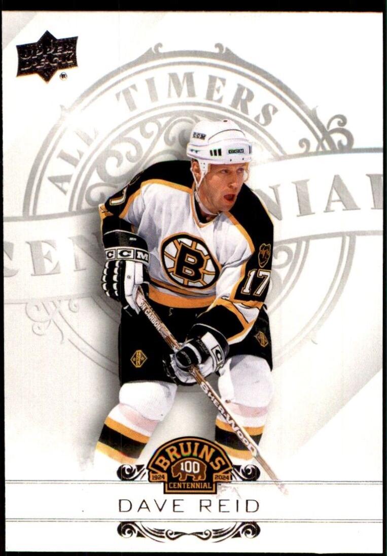 Dave Reid #100-11 Hockey Cards 2023 Upper Deck Boston Bruins Centennial All-Timers