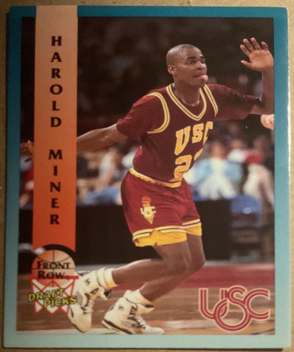 Harold Miner #88 1992 Front Row Draft Picks Basketball