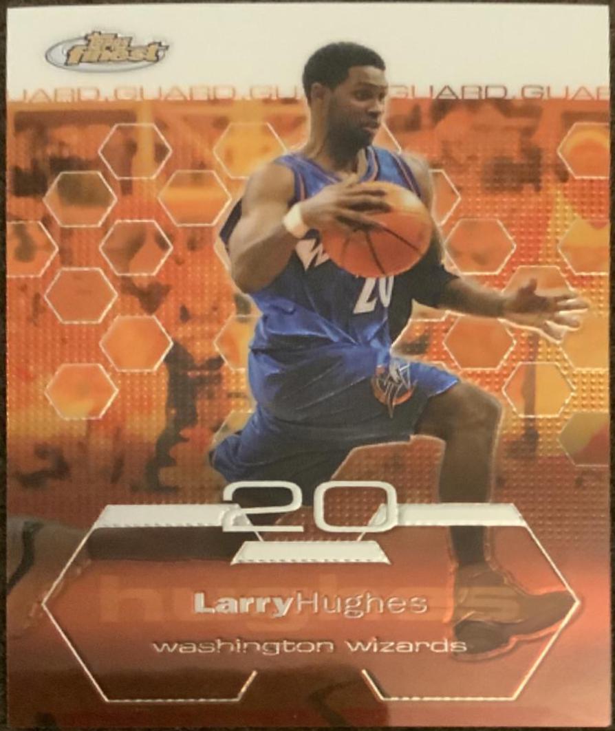 Larry Hughes #59 Basketball Cards 2002 Finest