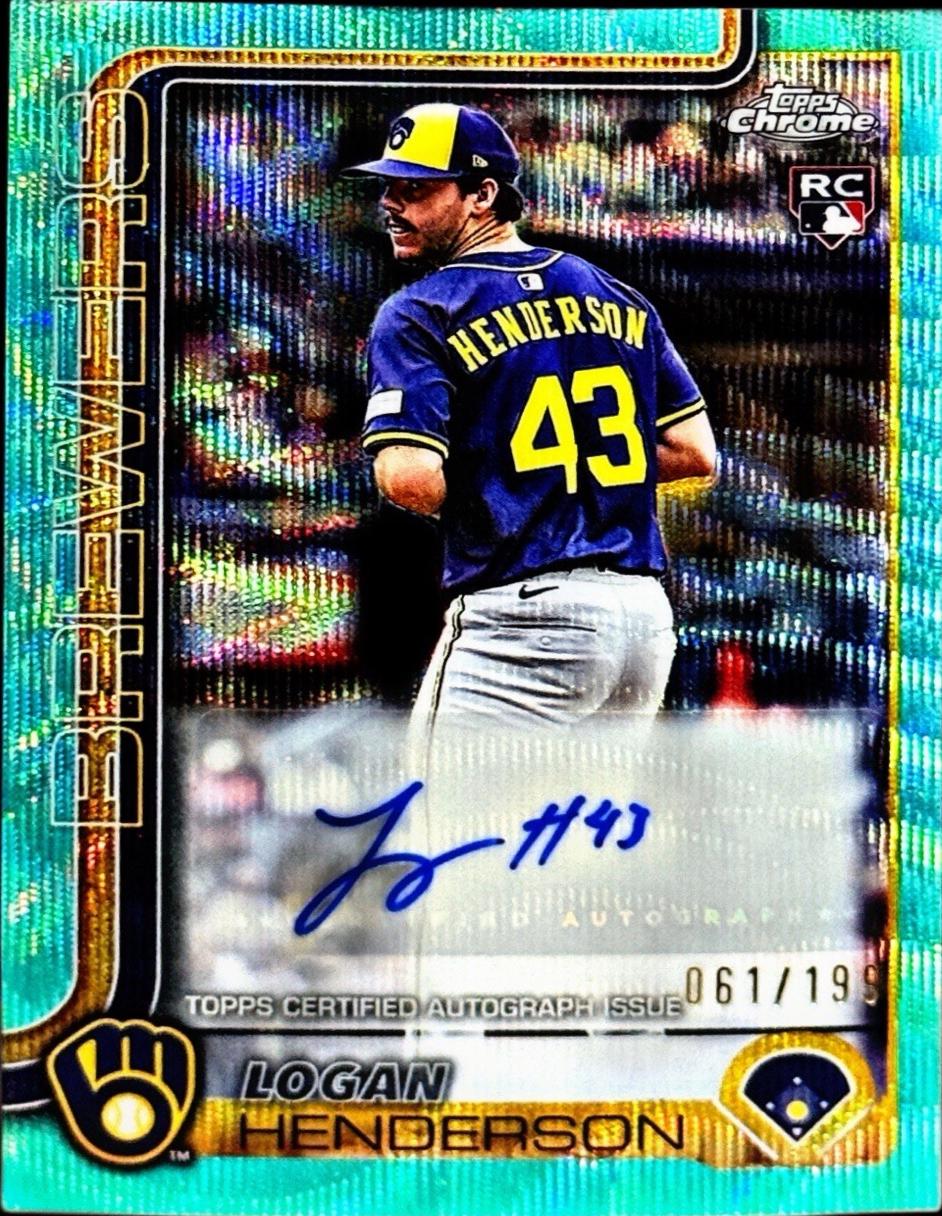 Logan Henderson [Aqua Wave Refractor] #AC-LH
