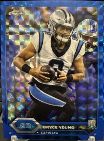 Bryce Young [Blue Geometric] #1