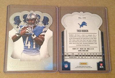 Theo Riddick #193 Football Cards 2013 Panini Crown Royale