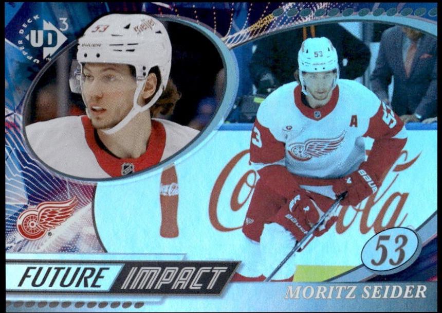 Moritz Seider #UD3-30 Hockey Cards 2024 Upper Deck UD3