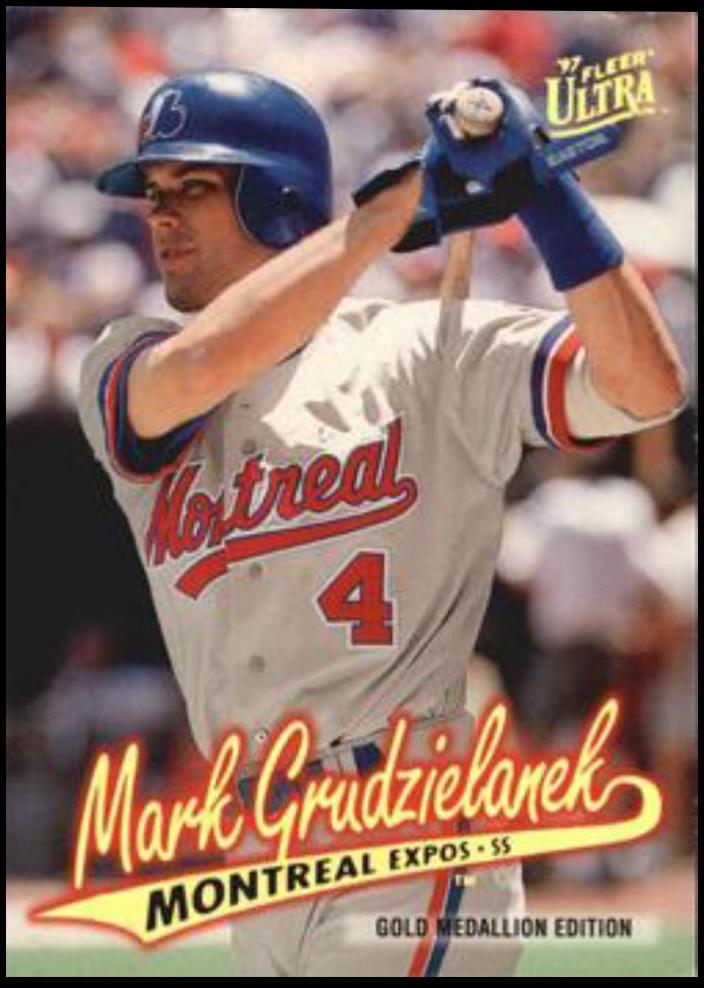 Mark Grudzielanek #G230 Baseball Cards 1997 Ultra Gold Medallion