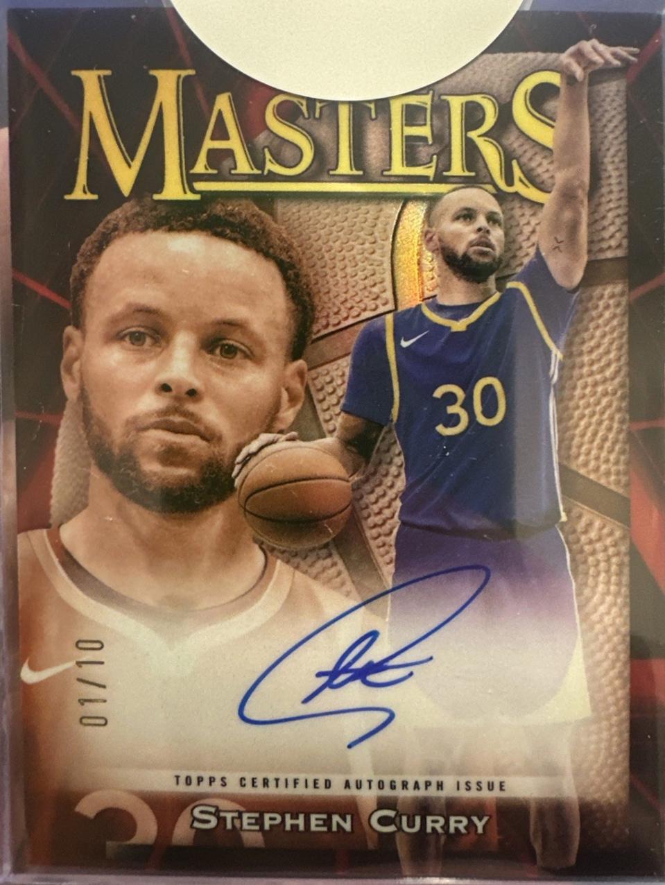 Stephen Curry [Red Black Vapor Refractor] #MA-SC Prices | 2023
