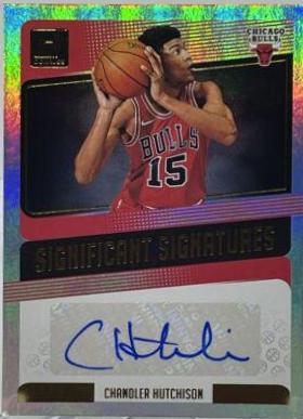 Chandler Hutchison #CHS Basketball Cards 2018 Panini Donruss Significant Signatures