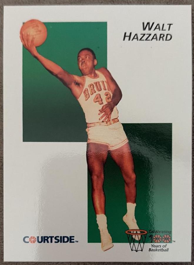 Walt Hazzard #17 1992 Courtside Flashback Basketball