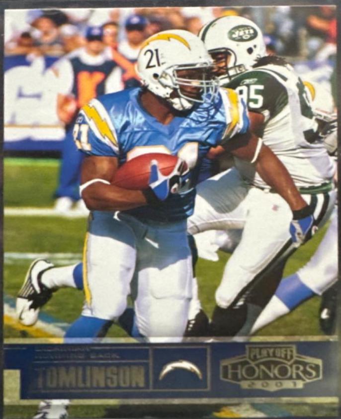 LaDainian Tomlinson #59 Football Cards 2003 Playoff Honors