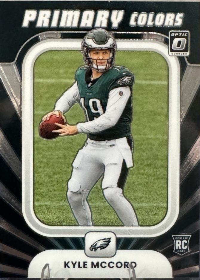 Kyle McCord #18 2025 Panini Donruss Optic Rookie Primary Colors Football