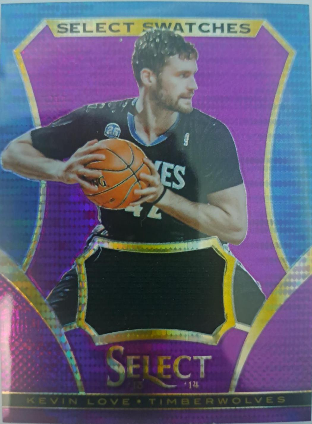 Kevin Love #27 Basketball Cards 2013 Panini Select Swatches