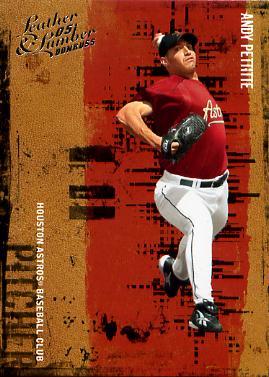 Andy Pettitte #8 Baseball Cards 2005 Donruss Leather & Lumber