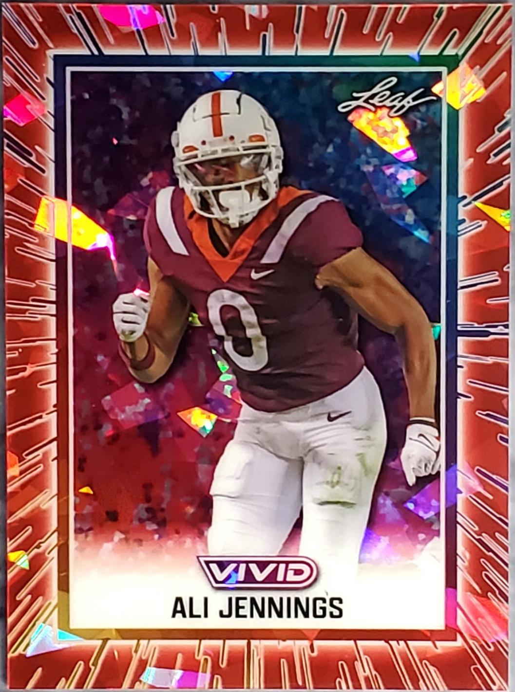 Ali Jennings #4 2025 Leaf Vivid Football