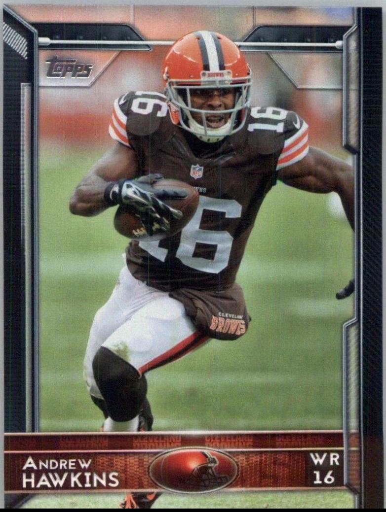 Andrew Hawkins #17 Football Cards 2015 Topps