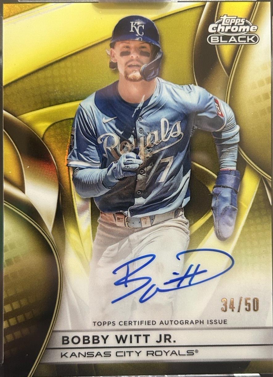 Bobby Witt Jr. [Gold Refractor] #CBA-BW Prices | 2025 Topps Chrome