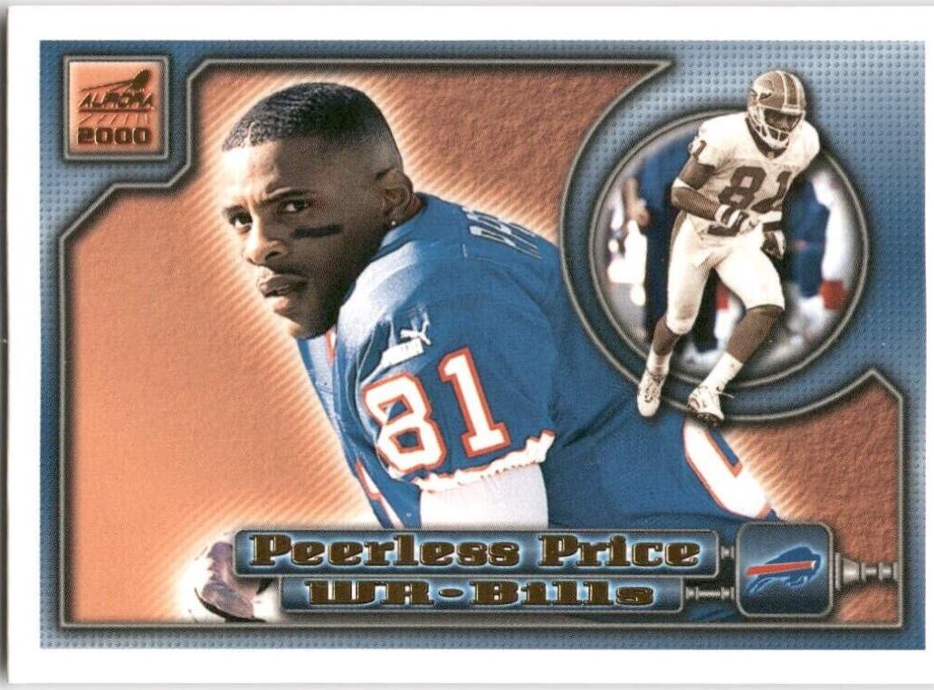 Peerless Price #18 Football Cards 2000 Pacific Aurora