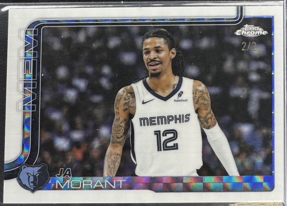 Ja Morant [White Geometric Refractor] #158