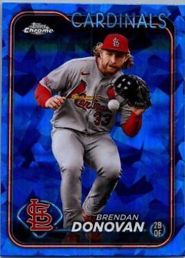 Brendan Donovan #7 Baseball Cards 2024 Topps Chrome Sapphire
