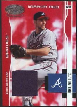 John Smoltz #18 Baseball Cards 2003 Leaf Certified Materials