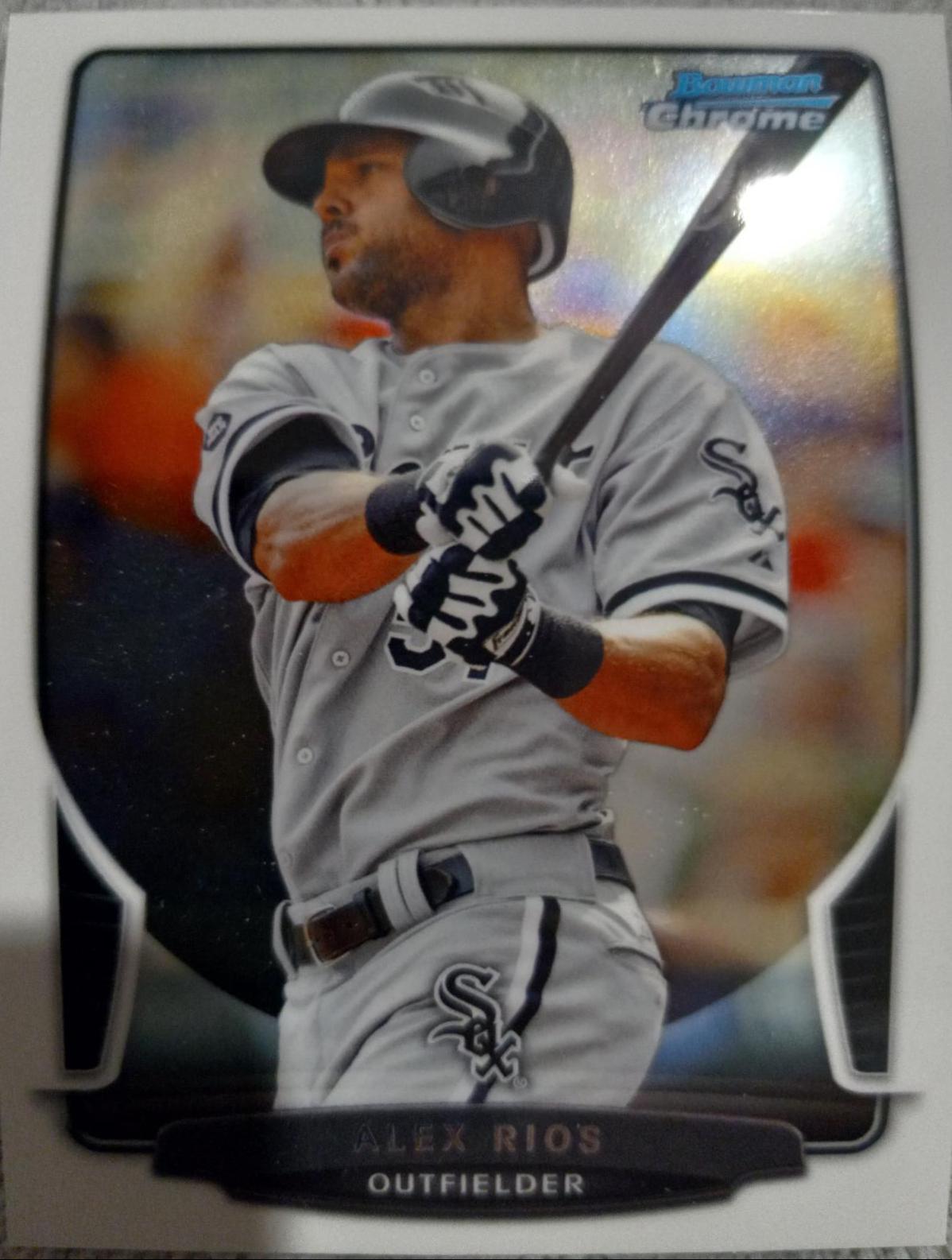 Alex Rios #120 Baseball Cards 2013 Bowman Chrome
