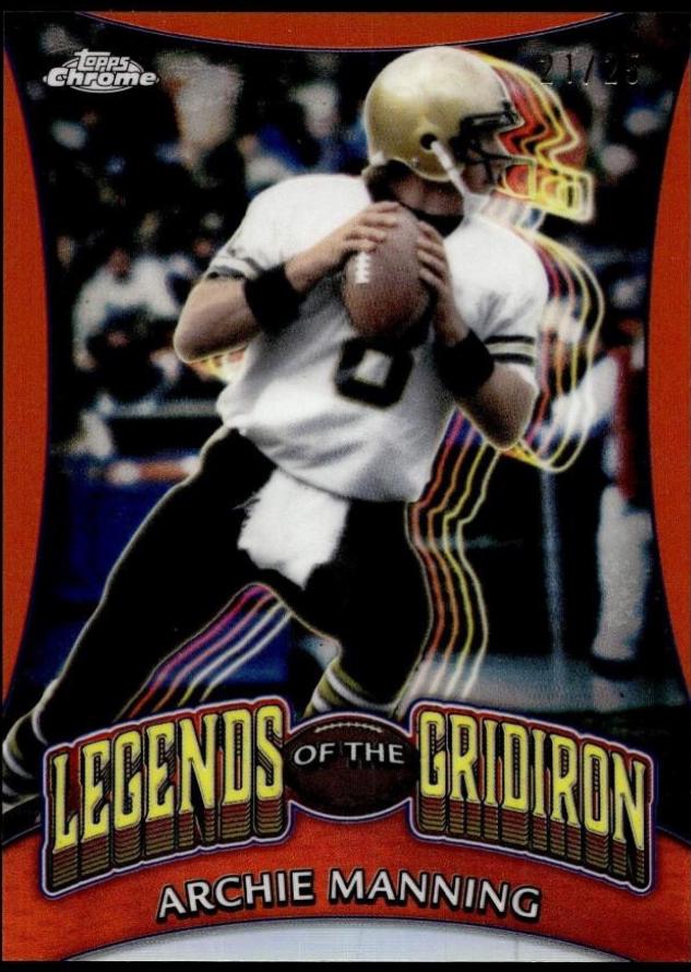 Archie Manning [Orange Refractor] #LOG-5
